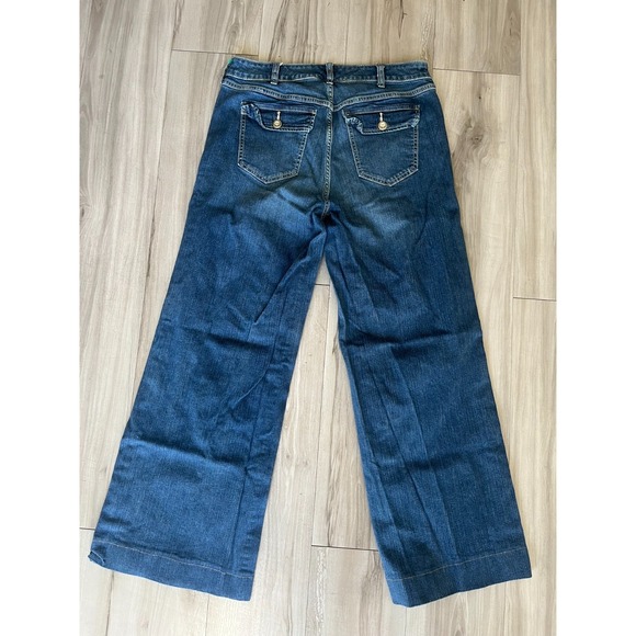Torrid Feel The Fit High Rise Wide Leg Vintage Stretch Jeans Womens 10T Blue - Picture 2 of 6